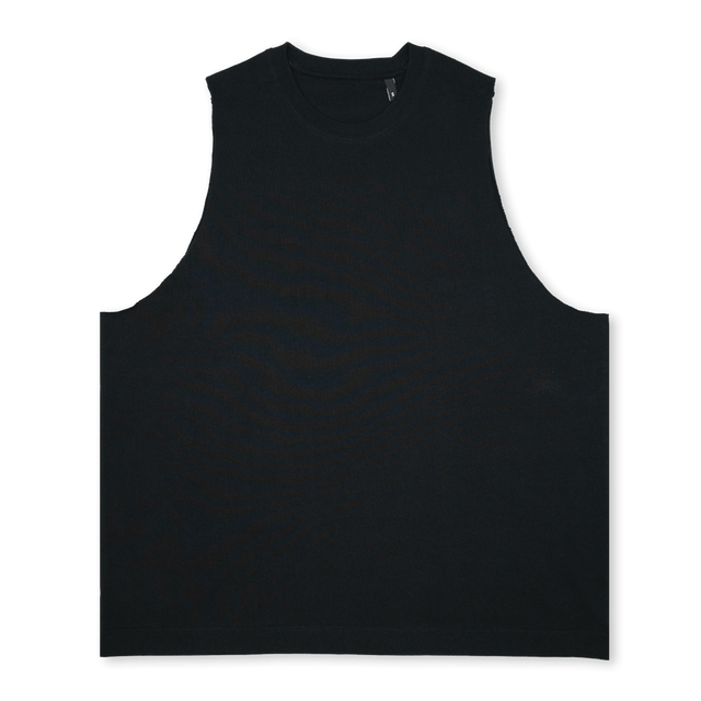 TRAINING CLUB II Deep Black Oversized Vest.