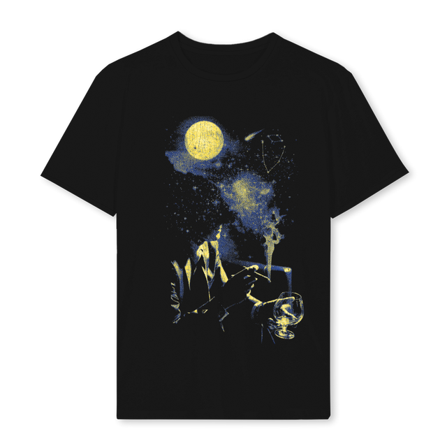 ENLIGHTMENT BLK Black Regular Tee.