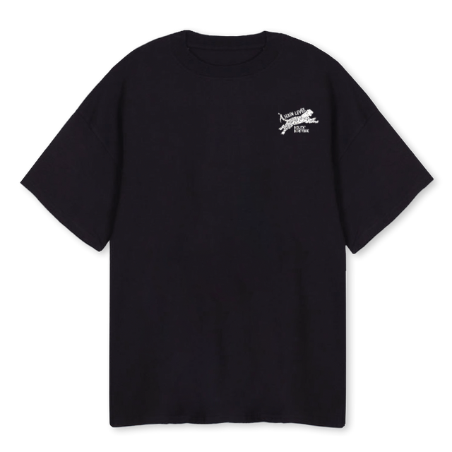NOLITATIGER_BT Black Oversized Tee