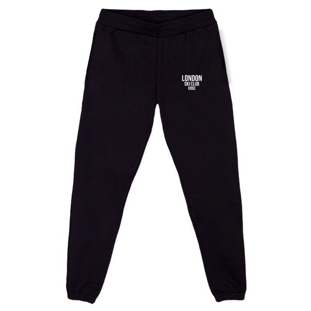 SPLSCBLACK Black Relaxed Sweatpants.