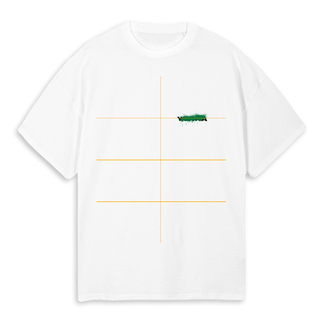 ASTROVERT White Oversized Tee.