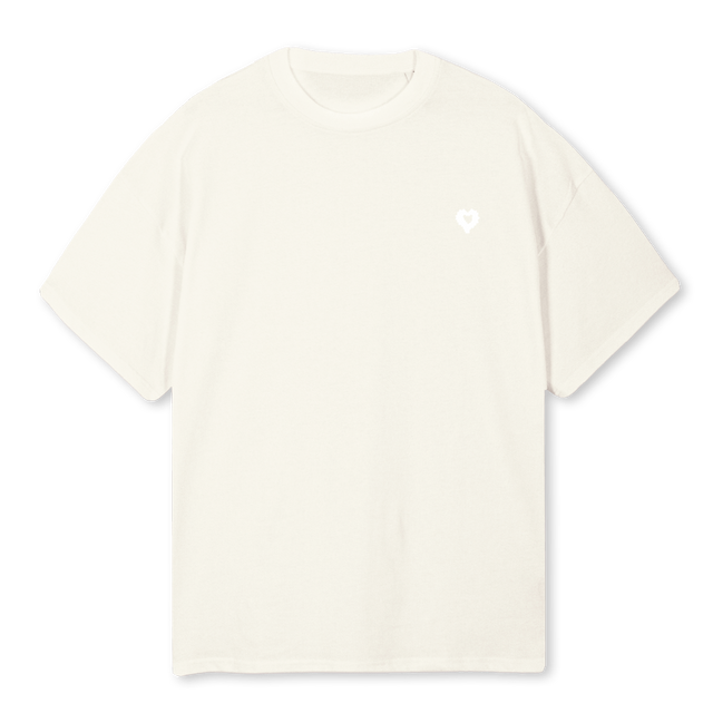 SOMMER SHIRTCREAM Cream Oversized Tee.