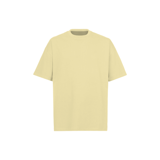 11-0616 TCX Pastel Yellow Oversized Tee.