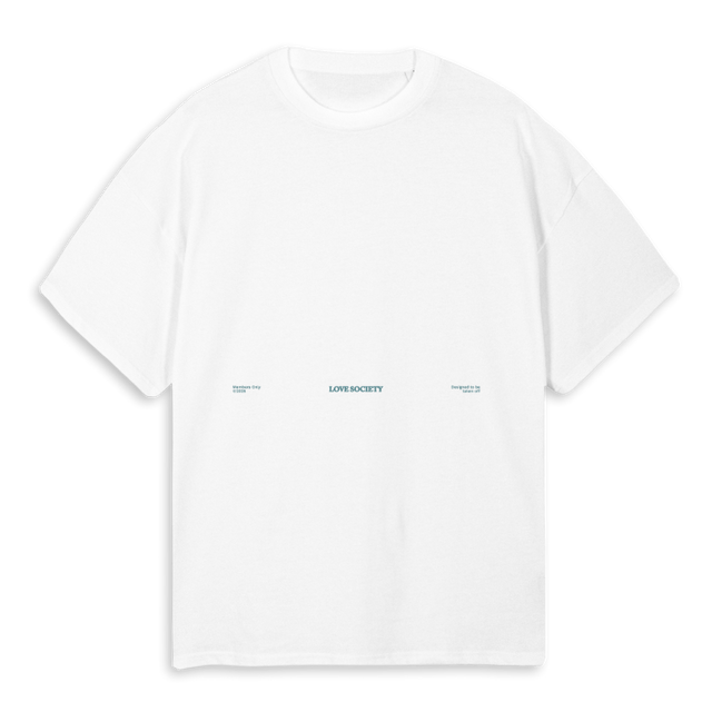LOCALANYWHEREUNO_W White Oversized Tee