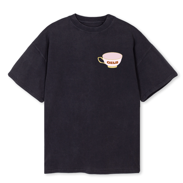STT B T Vintage Black Oversized Tee.