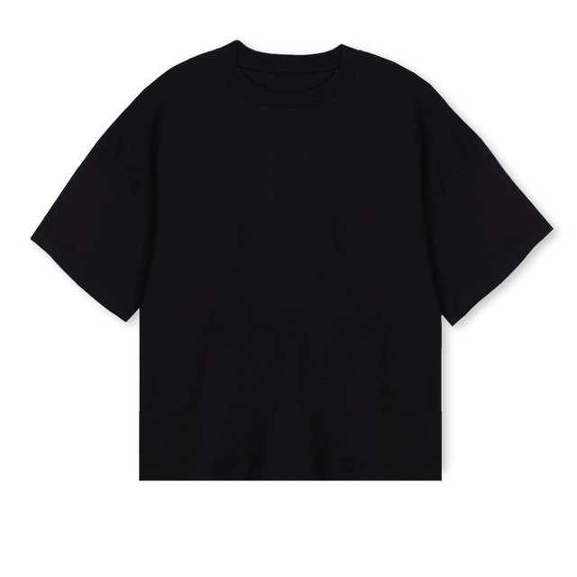 MONOBLACK Black Oversized Boxy Tee.