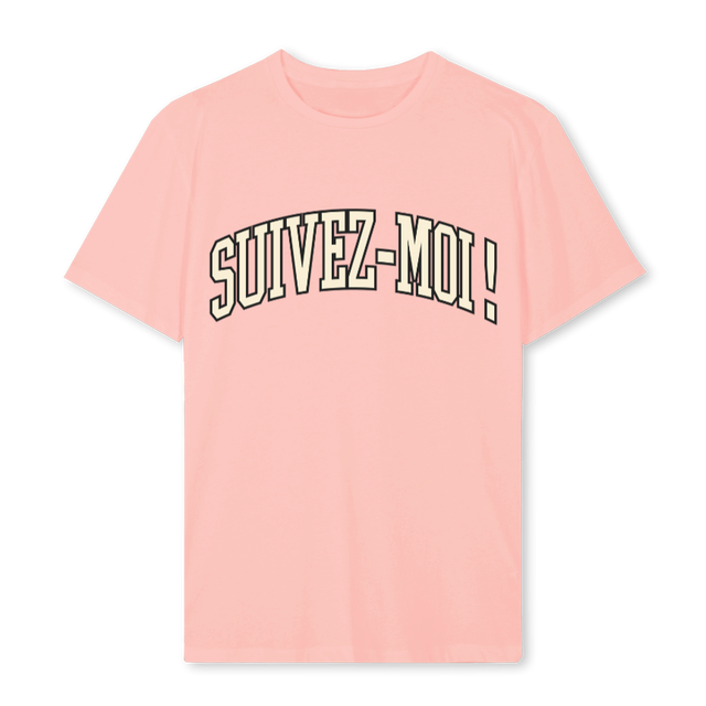 SUIVEZ MOI_PR Pink Clay Regular Tee