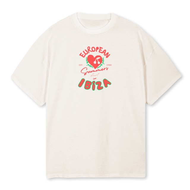 ISLANDCROP_VW Vintage White Oversized Tee