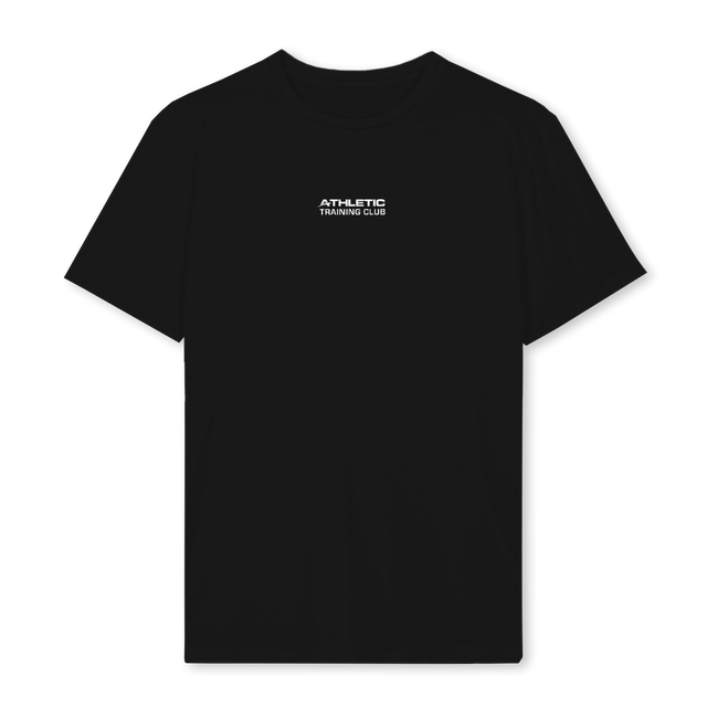 ATHLETICCLUBREGULARB Black Regular Tee.