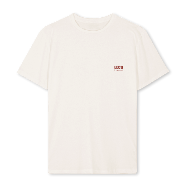 LECQ AW Vintage White Regular Tee.