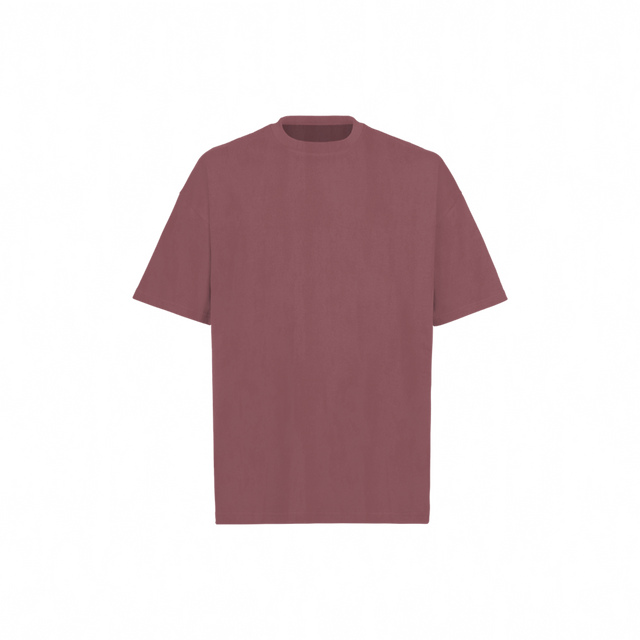 18-1613 TCX Vintage Renaissance Rose Oversized Tee.