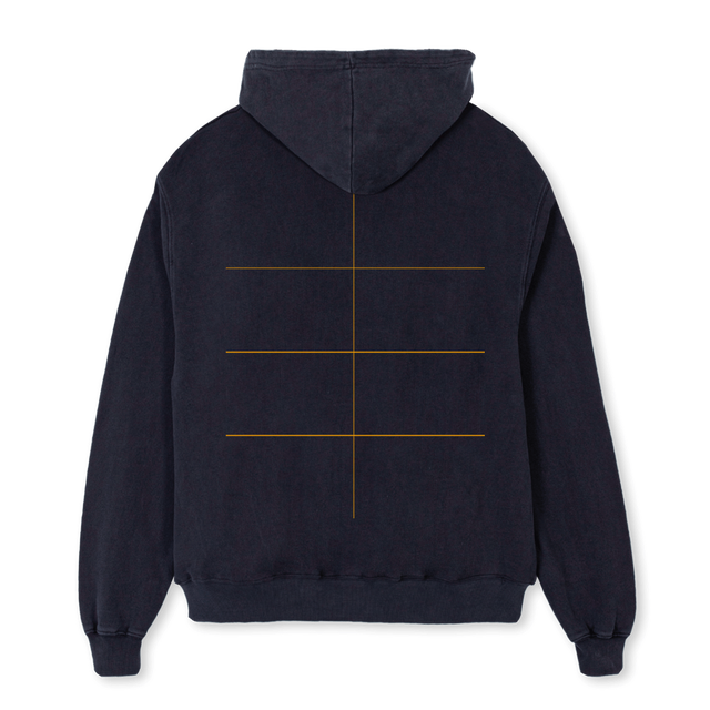 QNTM VBOH Vintage Black Oversized Hoodie.