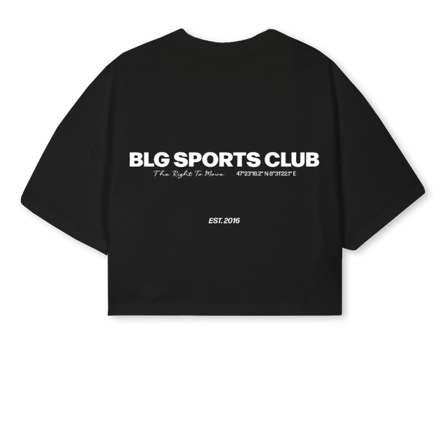 MANUEL_3 Black Cropped Oversized Tee.