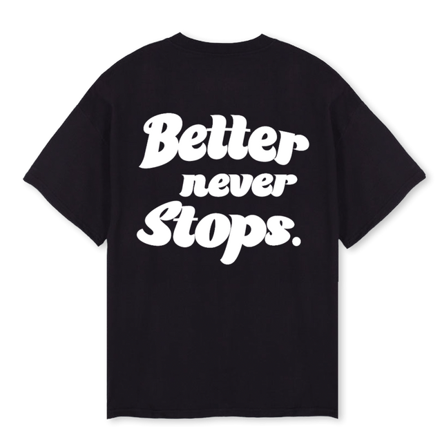 GREENTSHIRTBNS Black Oversized Tee.