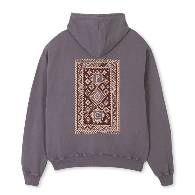 ORIENT Pigment Grey Oversized Hoodie.