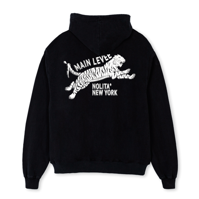 NOLITATIGER_BWHT Black Oversized Hoodie