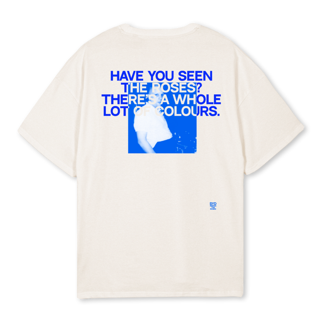 SYDSOS Vintage White Oversized Tee.