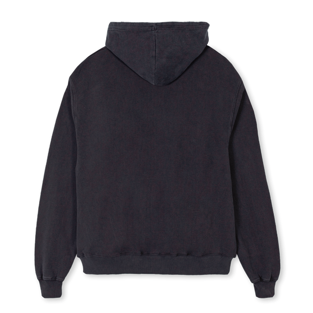MHAP Vintage Black Oversized Zipped Hoodie.