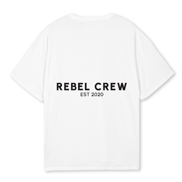 LLOVERSIZEDESSNTLW White Oversized Tee.