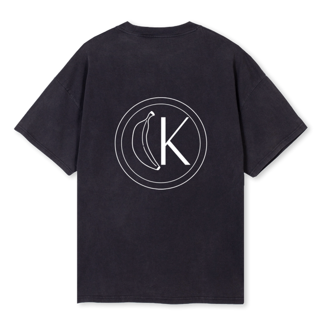 BANANA BTOC Vintage Black Oversized Tee.