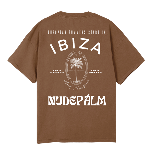 ISLA ADVENTURETAN_VT Vintage Tan Oversized Tee.