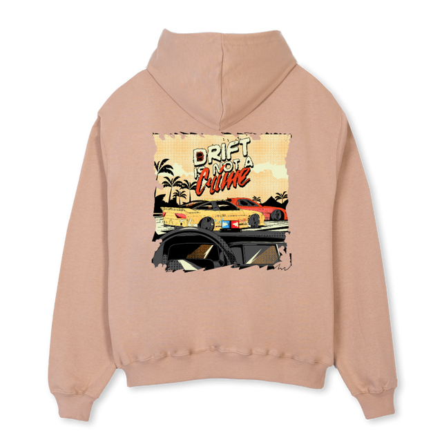 CRIME Croissant Oversized Hoodie.