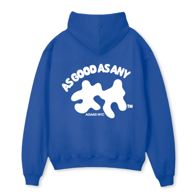 AGAAPUZZLE_CB Cobalt Blue Oversized Hoodie.