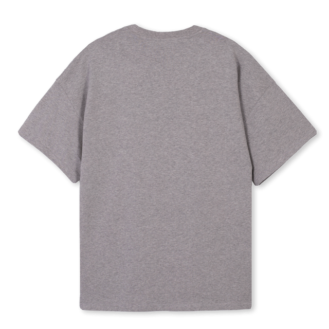 ATTACUSOVERSIZED Grey Marl Oversized Tee.