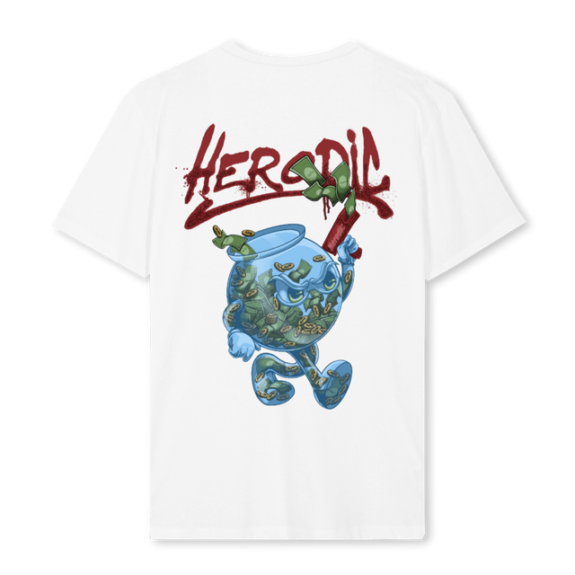 MONEY GUN White Regular Tee.