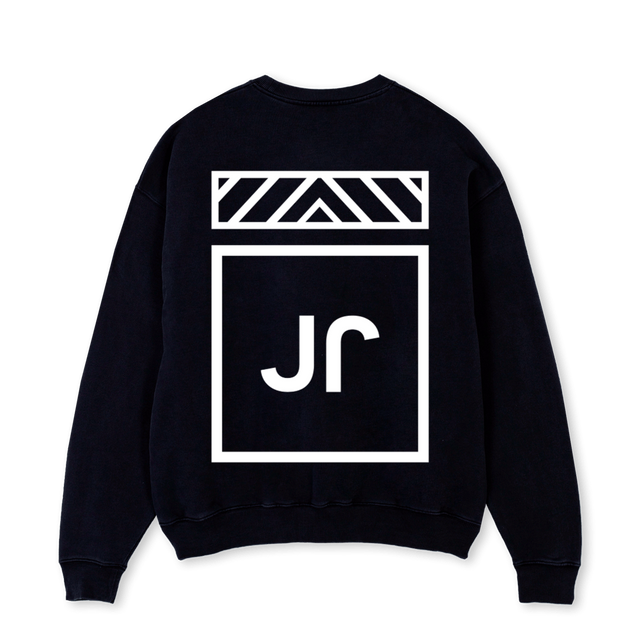 MJ EMBLEME BASIQUE N Black Oversized Crewneck Sweater.