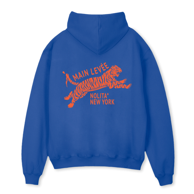 AMLCHINATOWNTIGER_CBO Cobalt Blue Oversized Hoodie
