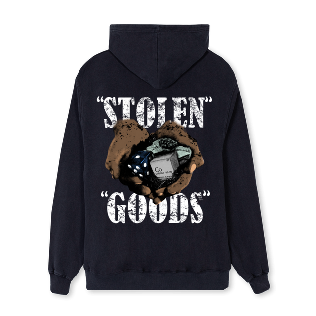 STOLEN GOODS_5 Vintage Black Regular Hoodie.