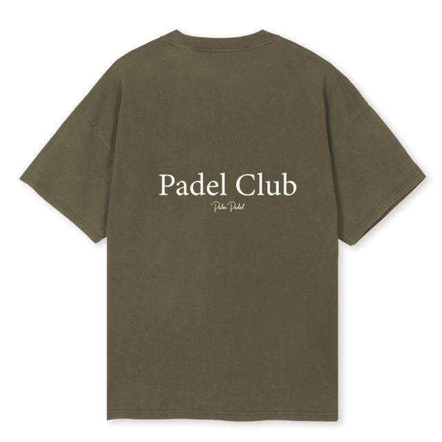 PADELCLU_VO Vintage Olive Oversized Tee
