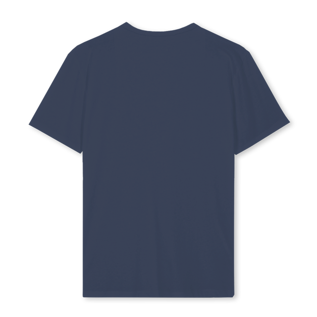 BLACKTEESTACKED_N Navy Blue Regular Tee