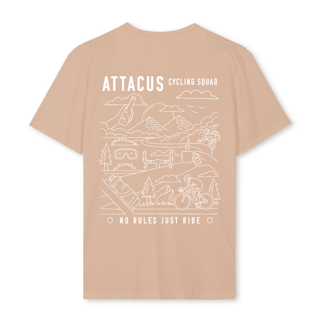 ATTACUSBACKPRINT Croissant Regular Tee.