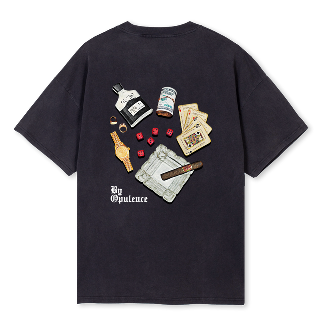 CASINO OT_VB Vintage Black Oversized Tee
