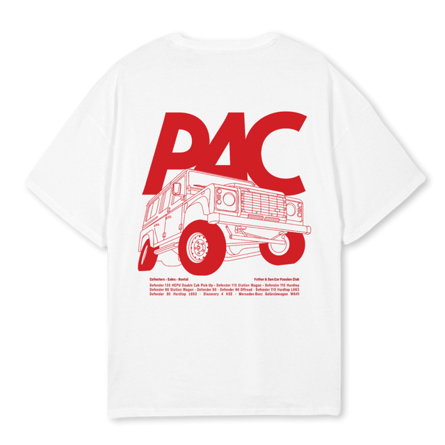 PACFINAL White Oversized Tee.
