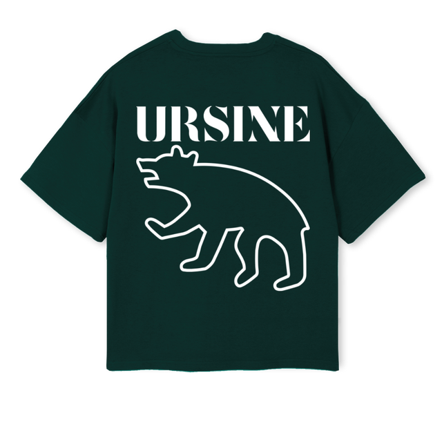ORIGINBEAR Wild Green Oversized Boxy Tee.