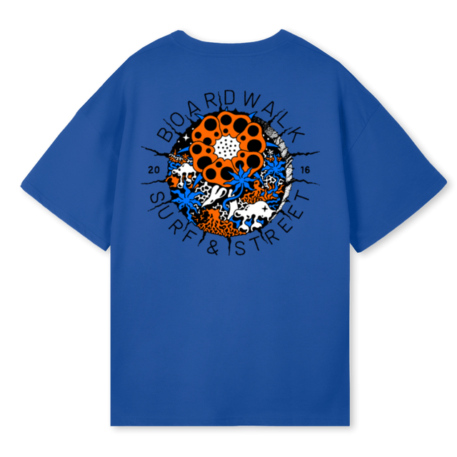 TEEFINSTA_C Cobalt Blue Oversized Tee