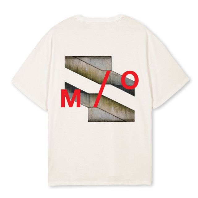 STAIRSRED Vintage White Oversized Tee.