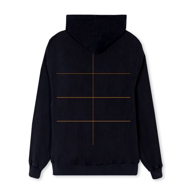 QNTM HOODI WL Black Regular Hoodie.