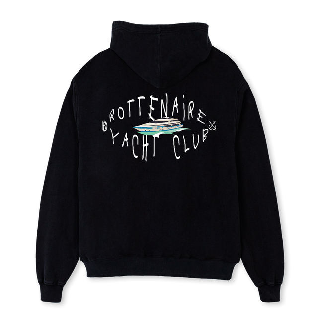 RYC CLUB HD Black Oversized Hoodie.
