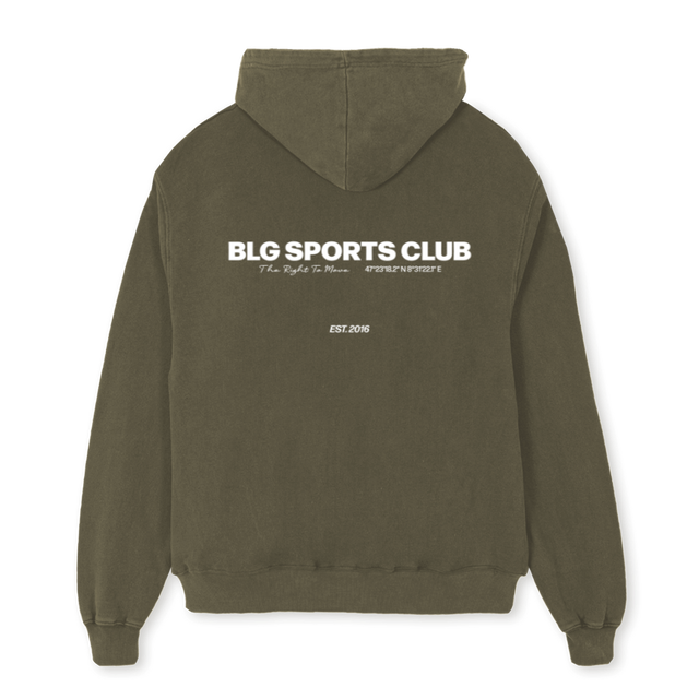 ALESS_2 Vintage Olive Oversized Hoodie