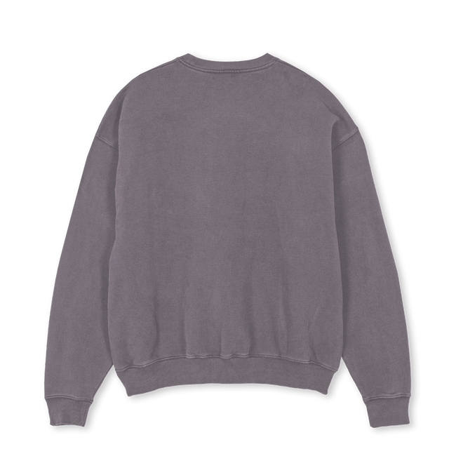 SWGREY Pigment Grey Oversized Crewneck Sweater.