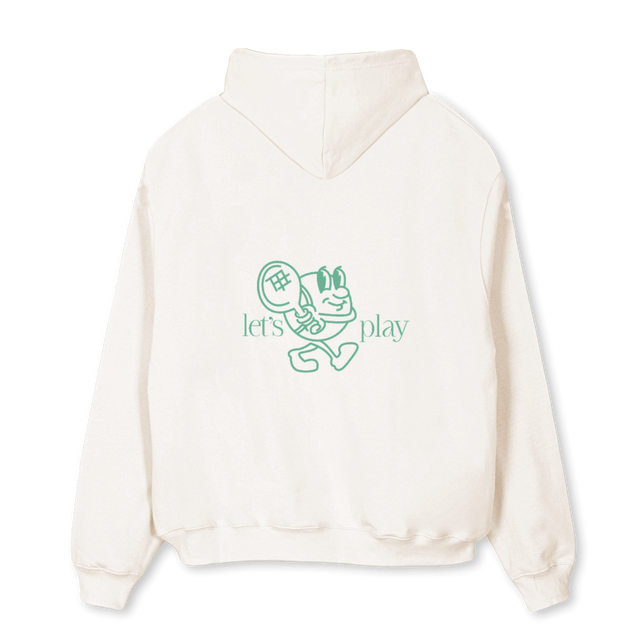 LP Vintage White Oversized Hoodie.