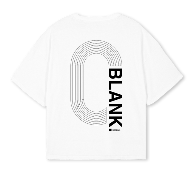BLNK RUNNERS EDTI_VW White Oversized Boxy Tee