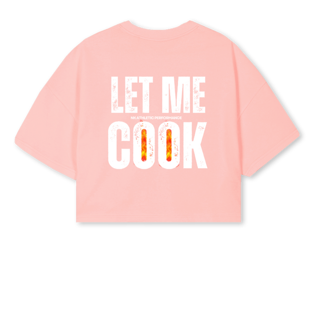 NKCROPLMCBLACK_PC Pink Clay Cropped Oversized Tee