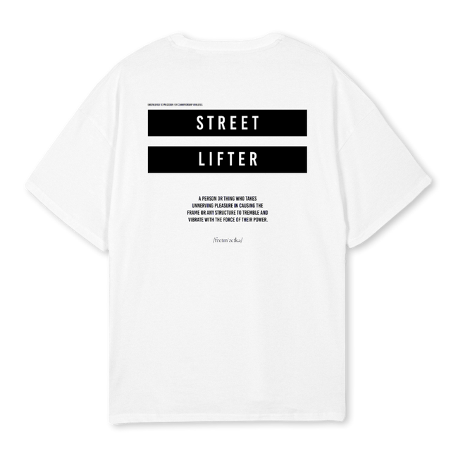 OVERSIZED T White Oversized Tee.