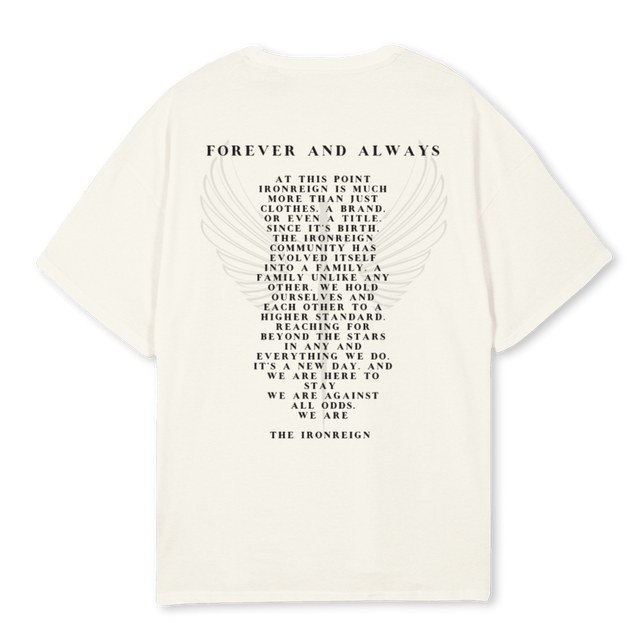 PO CRM Cream Oversized Tee.