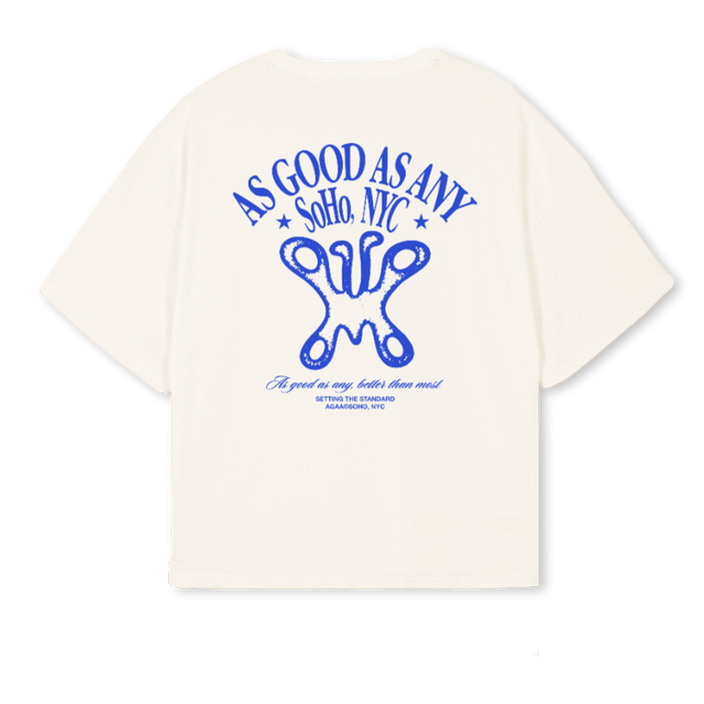 AAABUTTERFLY_VWB Vintage White Oversized Boxy Tee